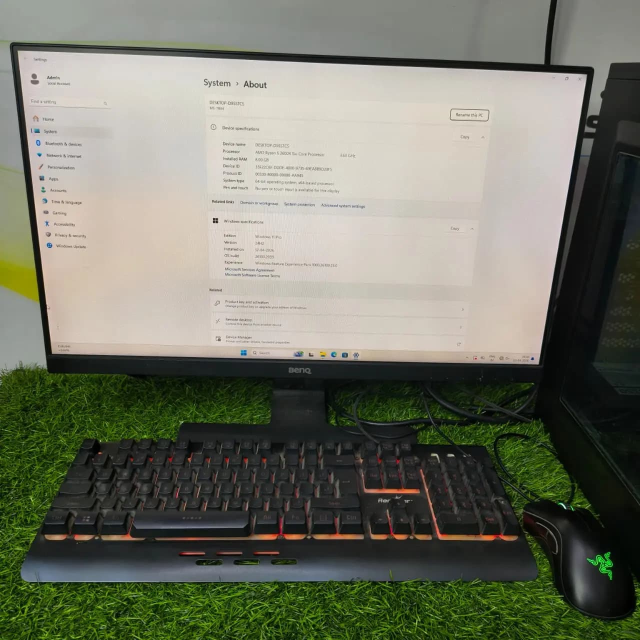 Desktop Assemble Gaming Computer